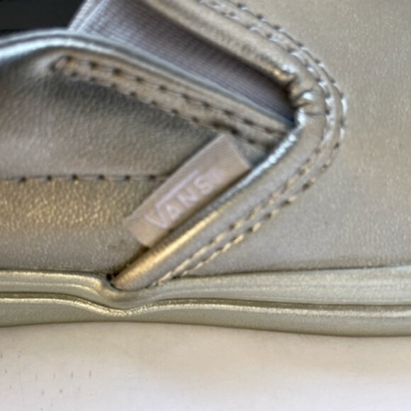 Vans Classic Slip-On in Metallic Silver - Picture 8 of 10